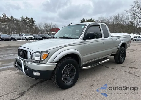 2003 Toyota Tacoma Base V6 z USA, uszkodzony, nr VIN 5TEWN72N63Z187553